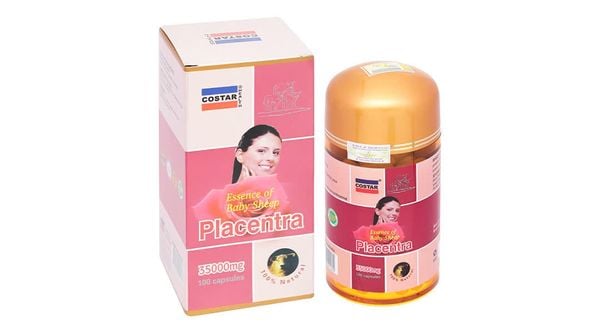 Viên uống Nhau thai cừu Costar Essence of Baby Sheep Placentra 35000mg giúp da sáng đẹp (100 viên)
