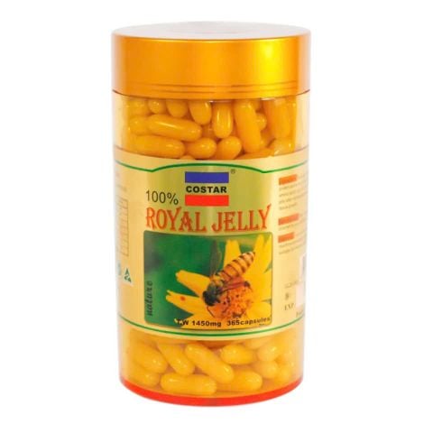 Viên uống Sữa ong chúa Costar Royal Jelly Soft Gel Capsules nâng cao đề kháng, đẹp da (365 viên)