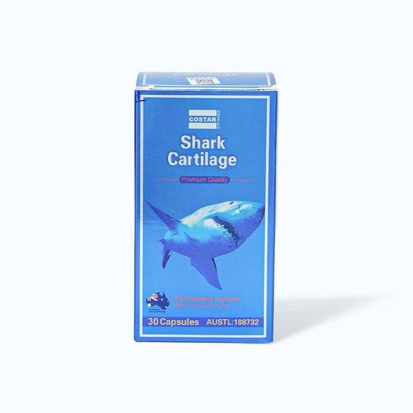 Viên uống Costar Shark Cartilage tăng dịch khớp, ngừa thoái hóa khớp (30 viên)