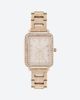 Đồng Hồ Nữ Analog Mặt Chữ Nhật Rose Gold 30mm