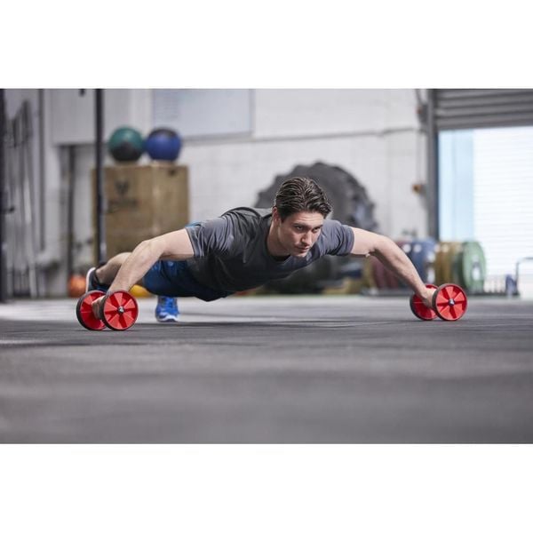 CON LĂN TẬP CƠ BỤNG 2 BÁNH CAO CẤP ADIDAS ADAC-11604