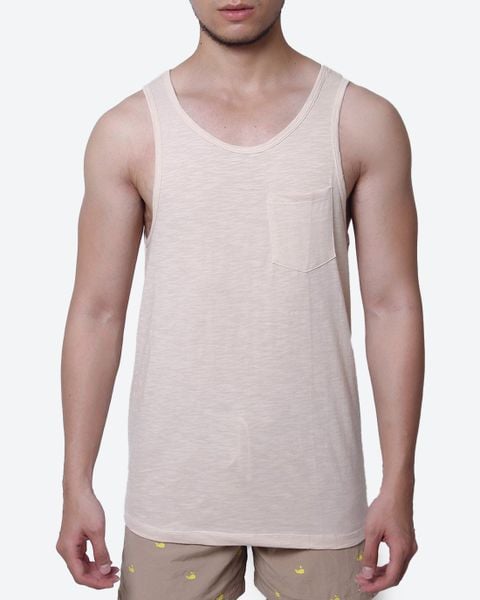 Áo Tank Top Nam Phối Túi