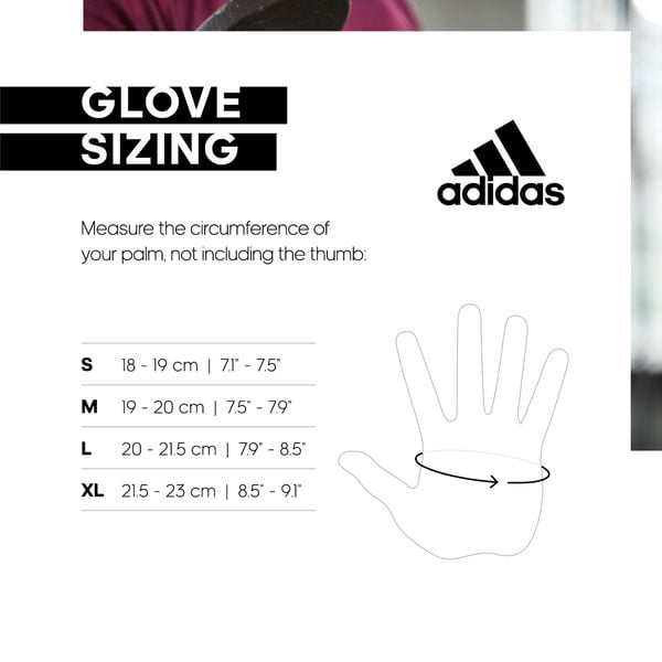 GĂNG TAY THỂ THAO ADIDAS SIZE S ADGB-1500xAB ( Nhiều Size )