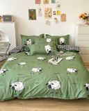 Bộ Drap & Chăn Chần Cotton Bygu 160X200 (5 Món) 0004