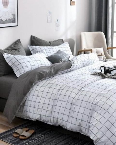 Bộ Drap & Chăn Chần Cotton Bygu 160X200 (5 Món)