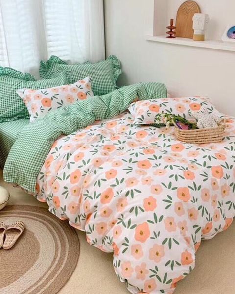 Bộ Drap & Chăn Chần Cotton Bygu 180X200 (5 Món) - BG18P