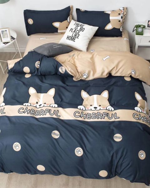 Bộ Drap & Chăn Chần Cotton Bygu 180X200 (5 Món) - BG18P