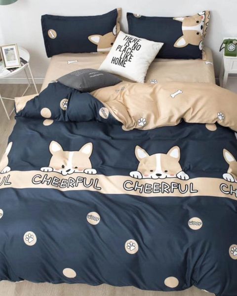 Bộ Drap & Chăn Chần Cotton Bygu 180X200 (5 Món) - BG18P