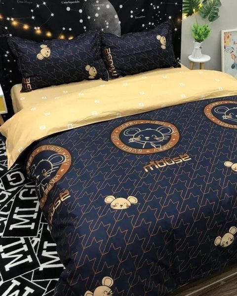 Bộ Drap & Chăn Chần Cotton Bygu 180X200 (5 Món) - BG18P