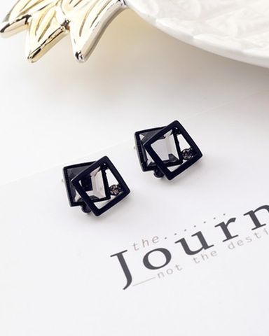 Bông Tai Mặt Vuông