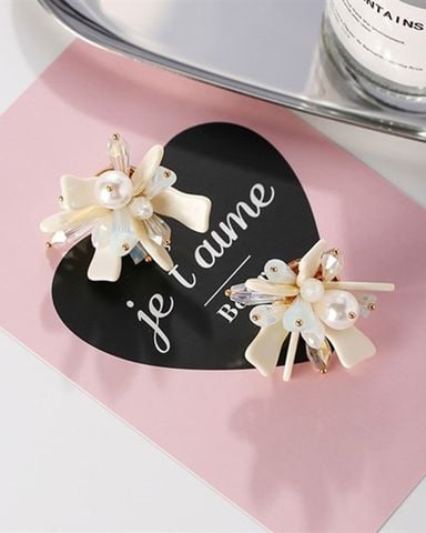 Bông tai thời trang Korea Style - Khối hoa