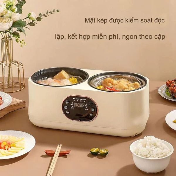 Nồi điện đôi thông minh JOOU EP21, Nấu cơm giảm đường