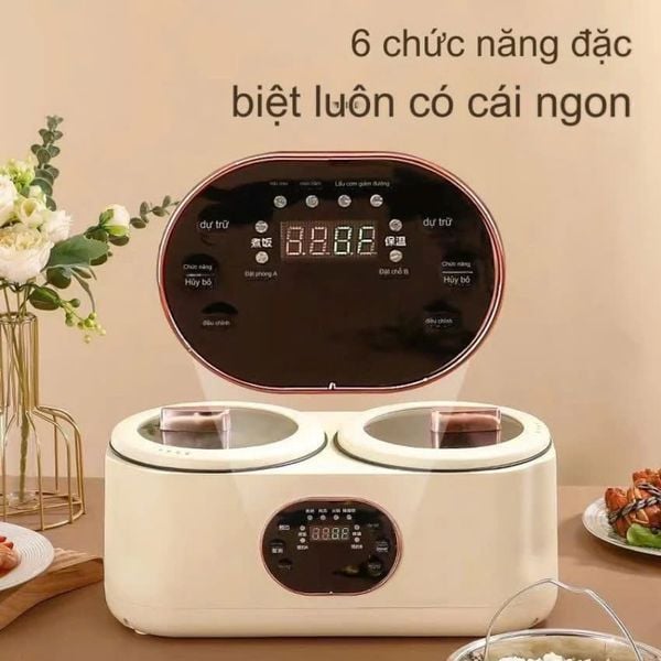 Nồi điện đôi thông minh JOOU EP21, Nấu cơm giảm đường