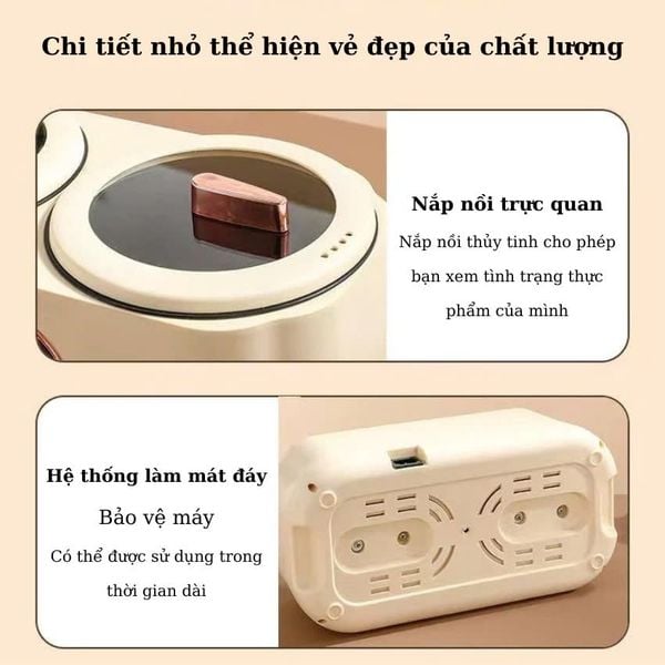 Nồi điện đôi thông minh JOOU EP21, Nấu cơm giảm đường