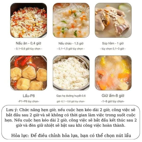 Nồi điện đôi thông minh JOOU EP21, Nấu cơm giảm đường
