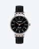 Đồng Hồ Analog Nam Viền Vàng Dây Da 38mm