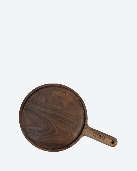 Combo 2 Khay Gỗ Óc Chó Tròn Đa Năng 20x30