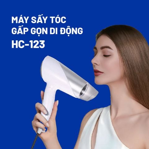 Máy sấy tóc Hyundai Trắng - HC-123-WH