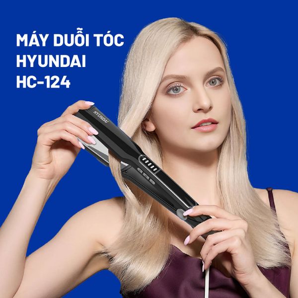 Máy duỗi tóc Hyundai Đen - HC-124-BK
