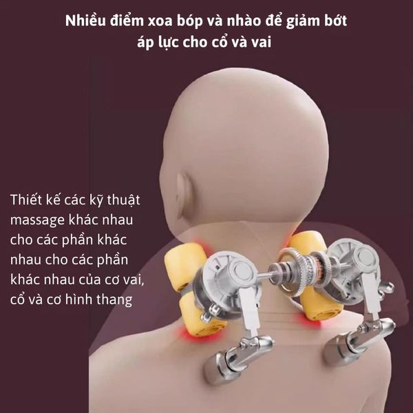 Máy Massage cổ vai gáy thông minh cao cấp JOOU HJ-818