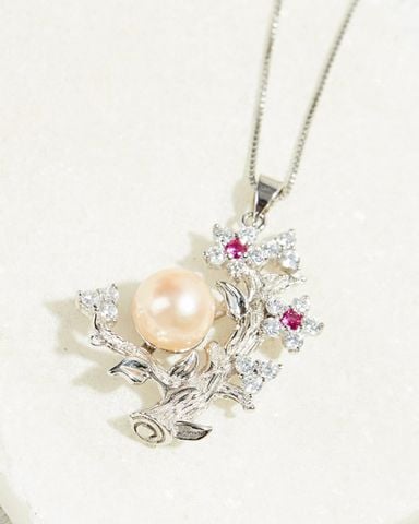 Dây Chuyền Silver Cherry Blosom