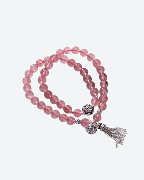 Vòng Tay Layer Thạch Anh Dâu