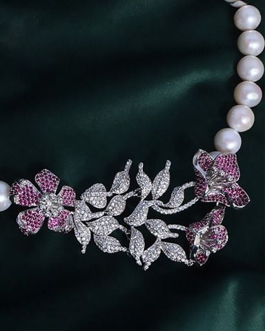 Dây Chuyền Nữ Ngọc Trai Phong Cách Cổ Điển