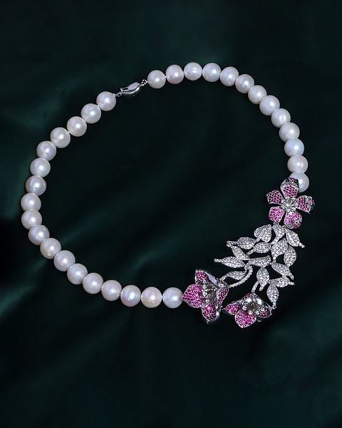 Dây Chuyền Nữ Ngọc Trai Phong Cách Cổ Điển