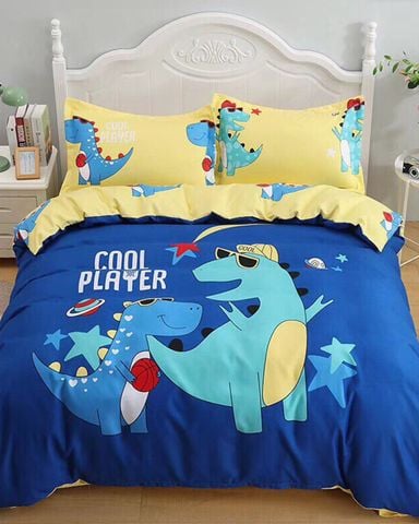Bộ Drap Và Vỏ Chăn Cotton Classic Kid 160x200 #(4 Món)