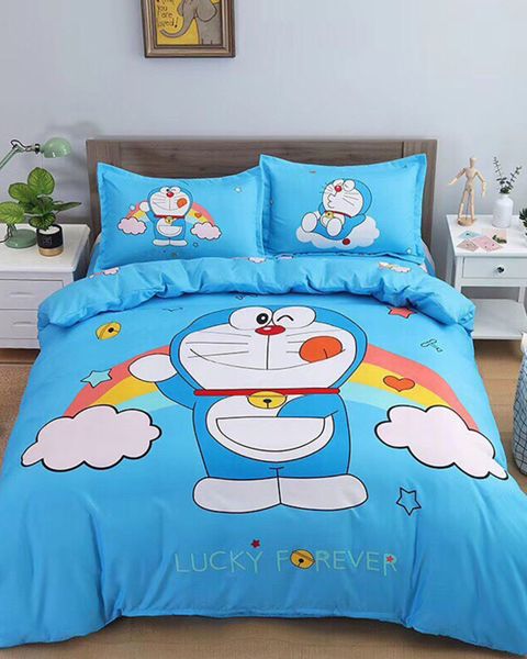 Bộ Drap Và Vỏ Chăn Cotton Classic Kid 160x200 #(4 Món)