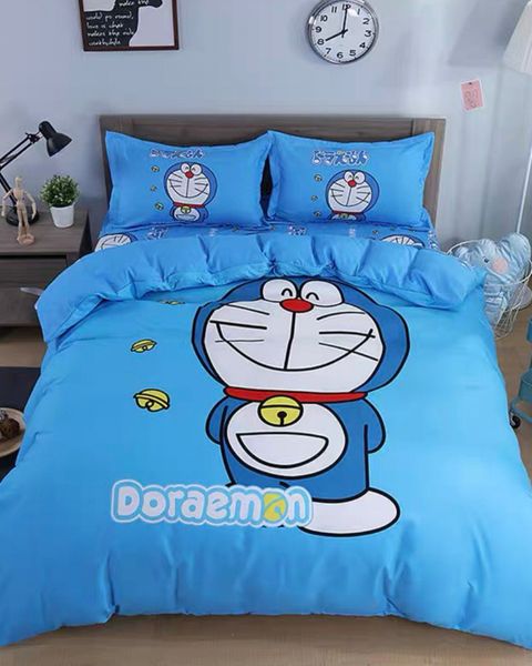 Bộ Drap Và Vỏ Chăn Cotton Classic Kid 160x200 #(4 Món)