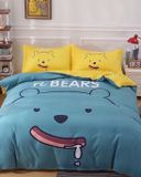 Bộ Drap Và Vỏ Chăn Cotton Classic Kid 160x200 #(4 Món)
