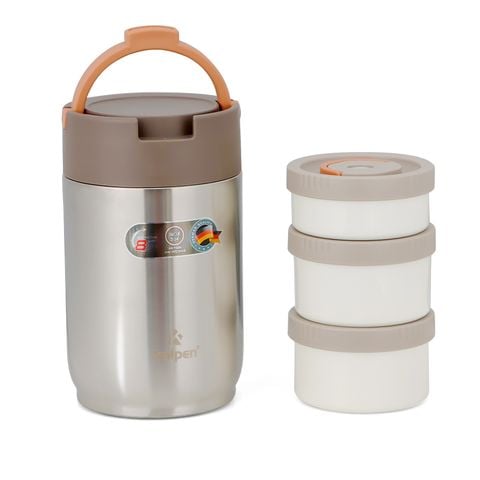 Hộp Cơm Giữ Nhiệt 3 Ngăn Inox Kalpen I1