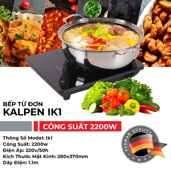 Bếp Từ Đơn Kalpen IK1 Công Suất 2200W
