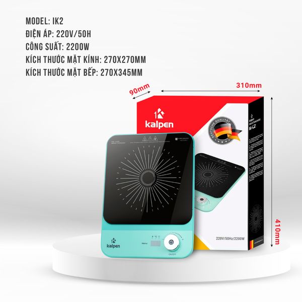 Bếp Từ Đơn Kalpen IK2 Công Suất 2200W