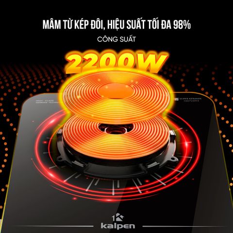 Bếp Từ Đơn Kalpen IK3 Công Suất 2200W