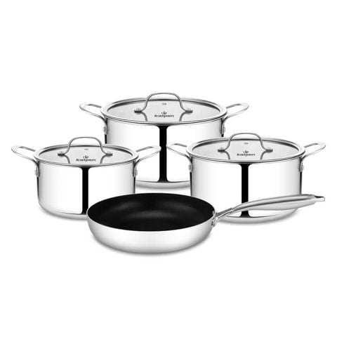 Bộ Nồi Inox 3 Lớp Liền Khối Kalpen Chiếc Kampfer