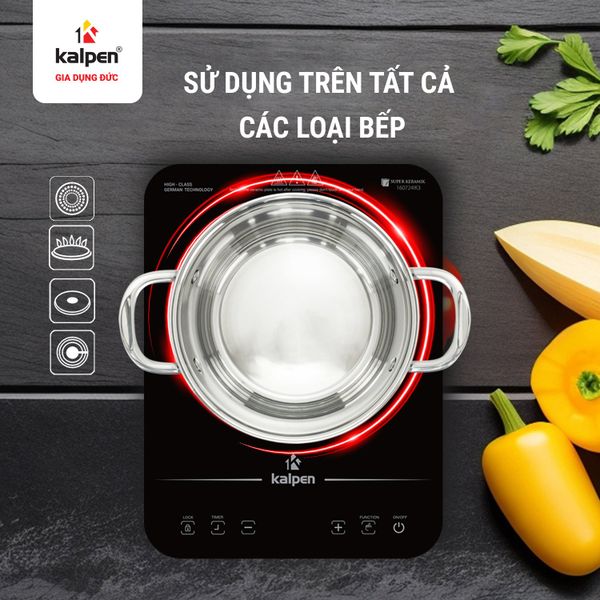 Nồi Inox 3 lớp liền khối Kalpen Kampfer