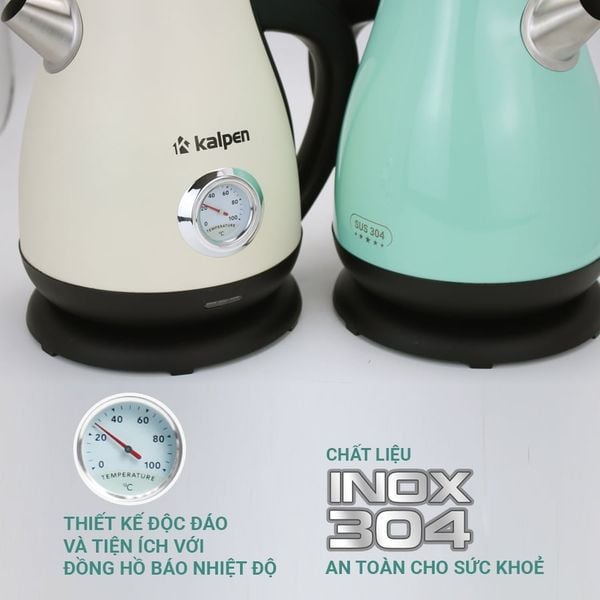 Ấm đun nước siêu tốc Kalpen KK91 1.7L-2200W