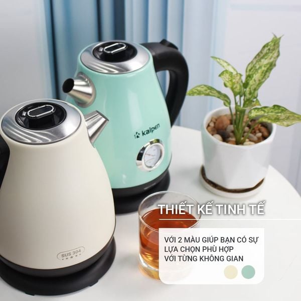 Ấm đun nước siêu tốc Kalpen KK91 1.7L-2200W