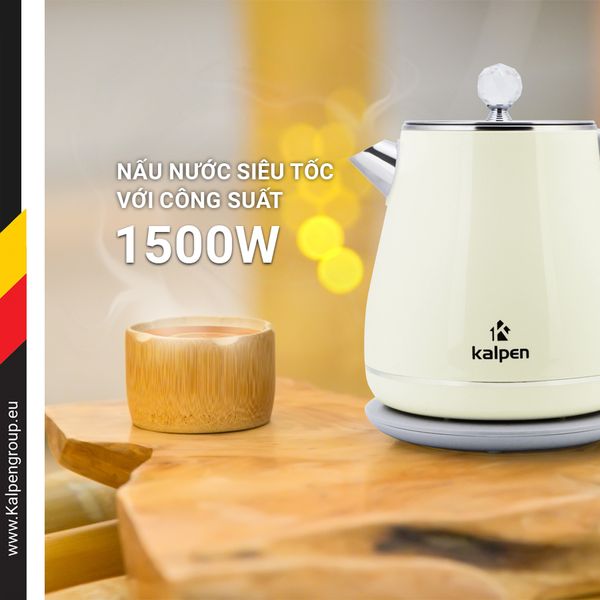 Ấm đun nước siêu tốc Kalpen KK9901W