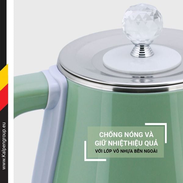 Ấm đun nước siêu tốc Kalpen KK9901W