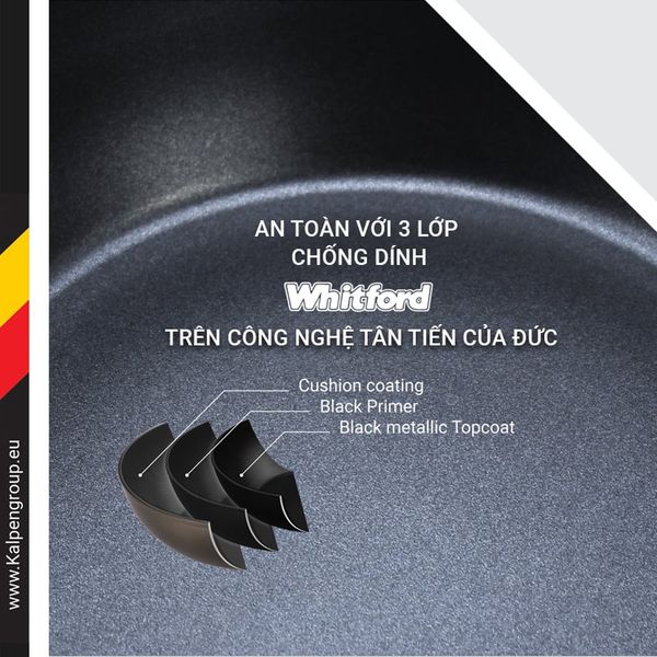 Chảo chống dính thẳng thành Kalpen Super Baby ( Màu Ngẫu Nhiên )