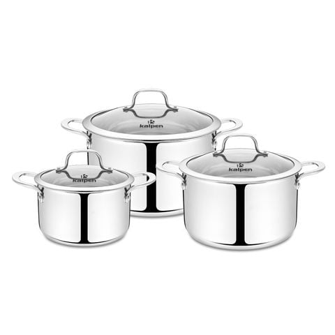 Bộ nồi Inox 3 lớp liền khối Kalpen Kazler