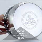 Bộ nồi inox 304 cao cấp 5 đáy Kalpen Lermat L2