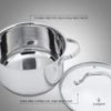 Bộ nồi inox 304 cao cấp 5 đáy Kalpen Lermat L2