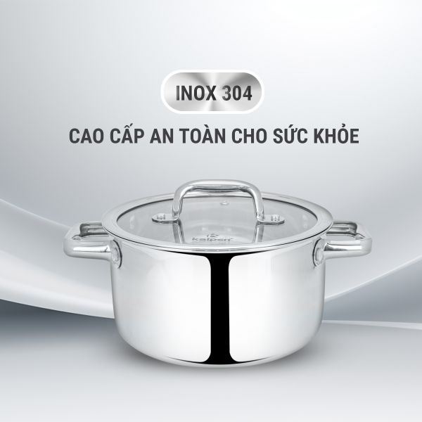 Nồi Inox 5 lớp liền khối Kalpen Lager
