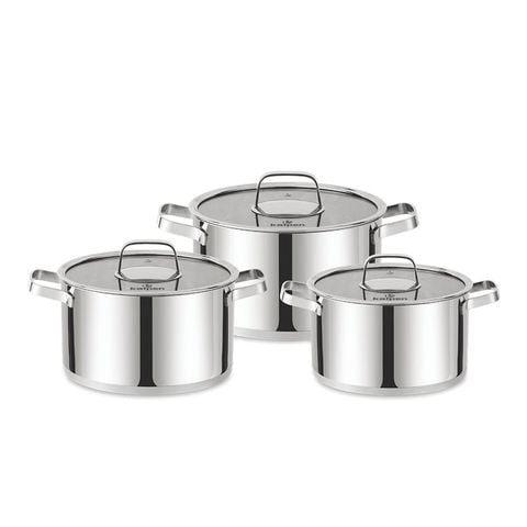 Bộ nồi inox 304 cao cấp 5 đáy Kalpen Mendy MD1