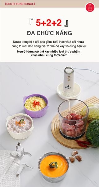 Máy Xay Thịt Đa Năng Kalpen OL1