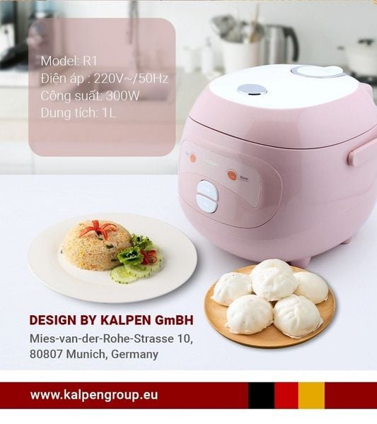 Nồi Cơm Điện Cao Cấp Kalpen R1-1L